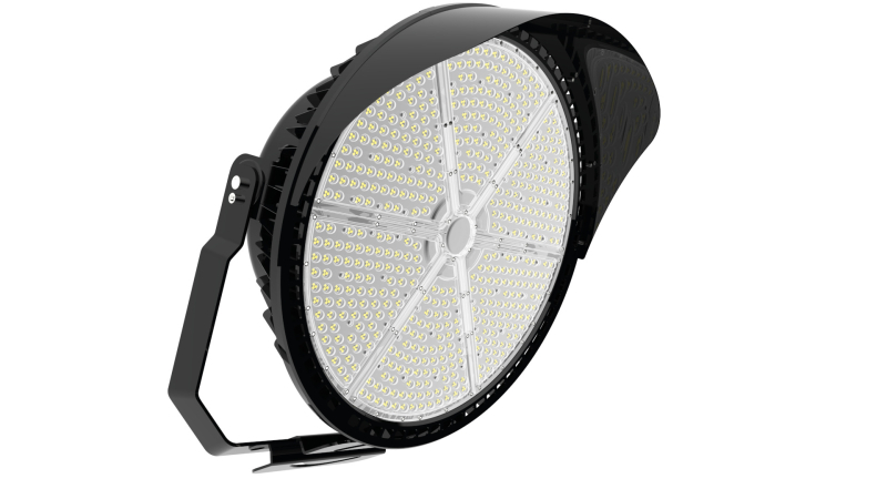 LED fényvetőház 1200W stadionvilágításhoz, öntött alumínium ADC12
