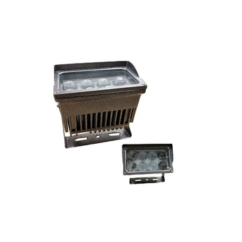 LED floodlight ház külső használatra, négyzetes formájú, 24W/36W, öntött alumínium, spray-festett felület