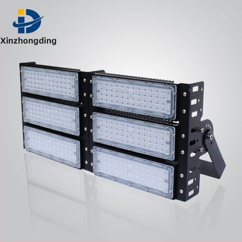 800W-os LED közvilágítási reflektor kettős soros összekapcsoló modullal, utcai lámpa ház alagút- és magas tartó világításhoz