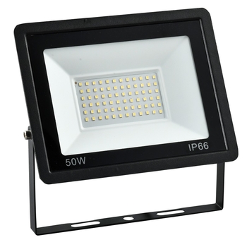 Εξωτερικός προβολέας LED 100W, IP65, αλουμινένιο περίβλημα, 144 LED, 8000 lm, 6500K, δέσμη 160°, κατάλληλο για εξωτερικούς χώρους, αποθήκες, γήπεδα