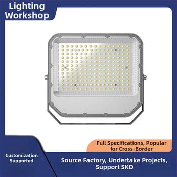 LED vonkajší reflektor, ultra jasný, vodotesný, pre záhrady a dvory, 30 W