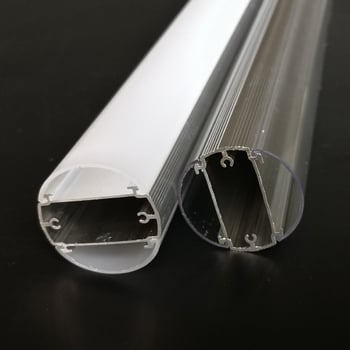 T10 kétoldalas LED fénycső reklámfény-dobozhoz, alumínium-plasztik ház, csavaros rögzítés