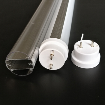 T10 kétoldalas LED fénycső reklámfény-dobozhoz, alumínium-plasztik ház, csavaros rögzítés