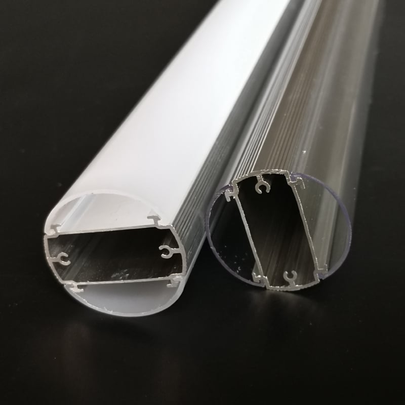 T10 kétoldalas LED fénycső reklámfény-dobozhoz, alumínium-plasztik ház, csavaros rögzítés