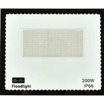 LED προβολέας για εξωτερικό φωτισμό σταδίου, IP65, αλουμινένιο περίβλημα, 180° δέσμη, 10–200W, 220V, μαύρο