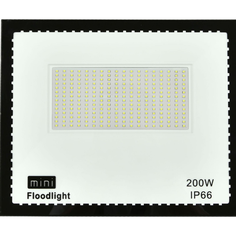 LED προβολέας για εξωτερικό φωτισμό σταδίου, IP65, αλουμινένιο περίβλημα, 180° δέσμη, 10–200W, 220V, μαύρο