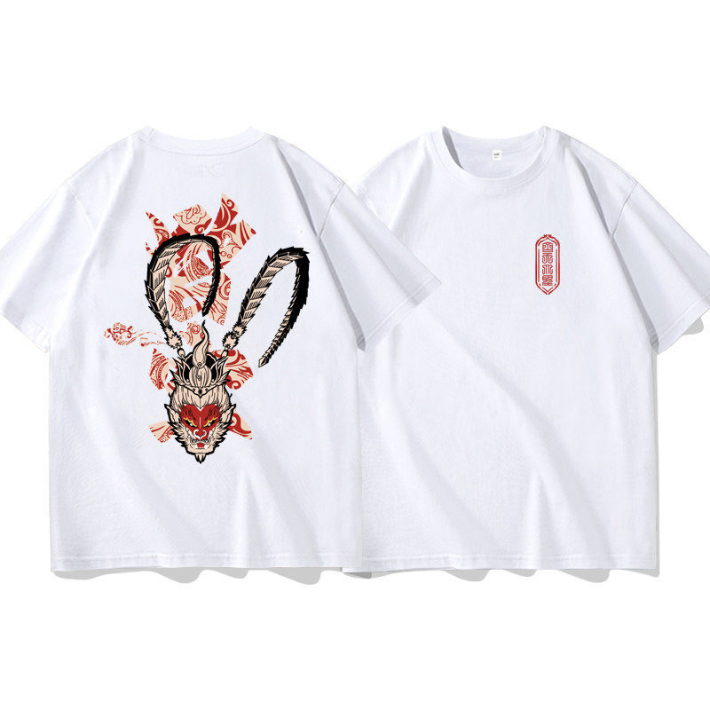 2026 Ανδρικό κοντομάνικο T‑shirt από 100% βαμβάκι, κινεζικού στυλ, plus size, άνετη εφαρμογή, καλοκαίρι, μεγέθη M–8XL