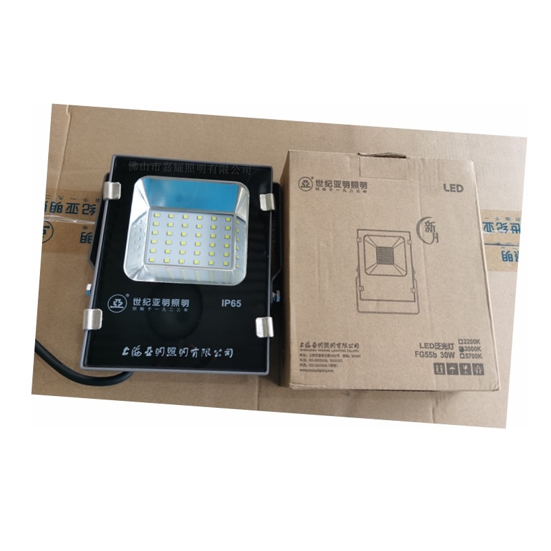 FG55b LED прожектор, 30–200 W, 10000 lm, бял, IP65, 220 V; подходящ за реклама, паркове, заводи, пътища и квартали