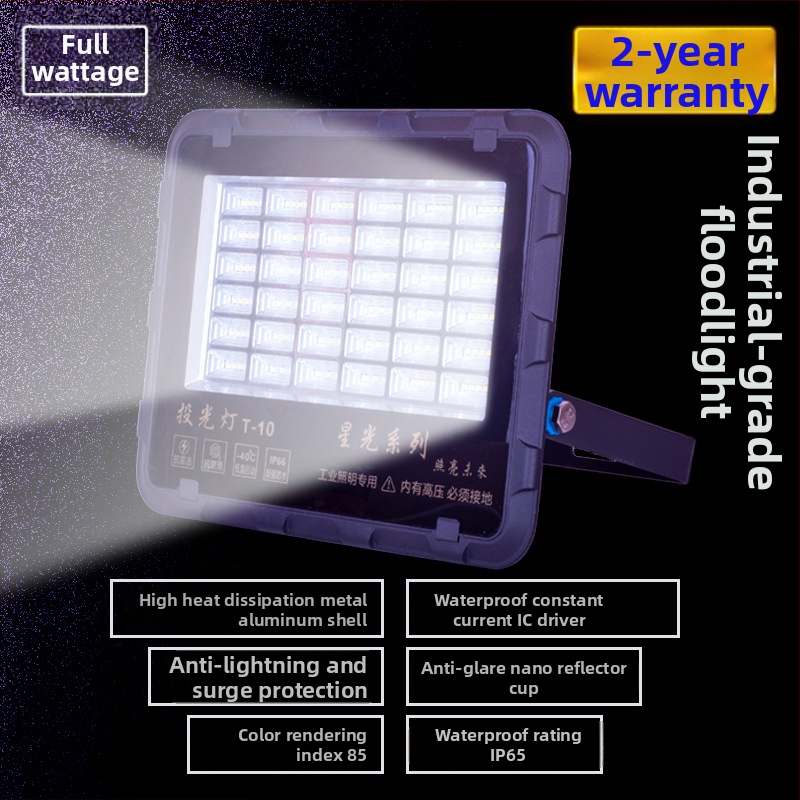LED reflektor pre vonkajšie aj vnútorné osvetlenie, vodotesný, priemyselné dielne, vysoký výkon