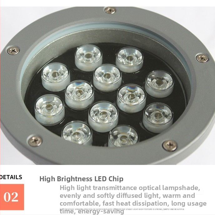 LED svetlo pre stromy a krajinné osvetlenie, vonkajšie nepremokavé, 3W/6W/9W/12W/18W, osvetlenie pôdy, super jasné
