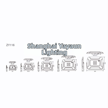 Yaming LED reflektor so širokým lúčom ZY116