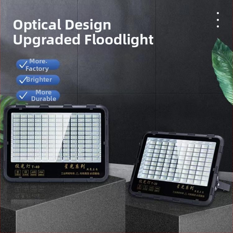 LED vonkajší reflektor IP65, nepremokavý pre priemyselné dielne a továrne, 50W, 5000lm, 90° lúč, hliníkové puzdro, čierna