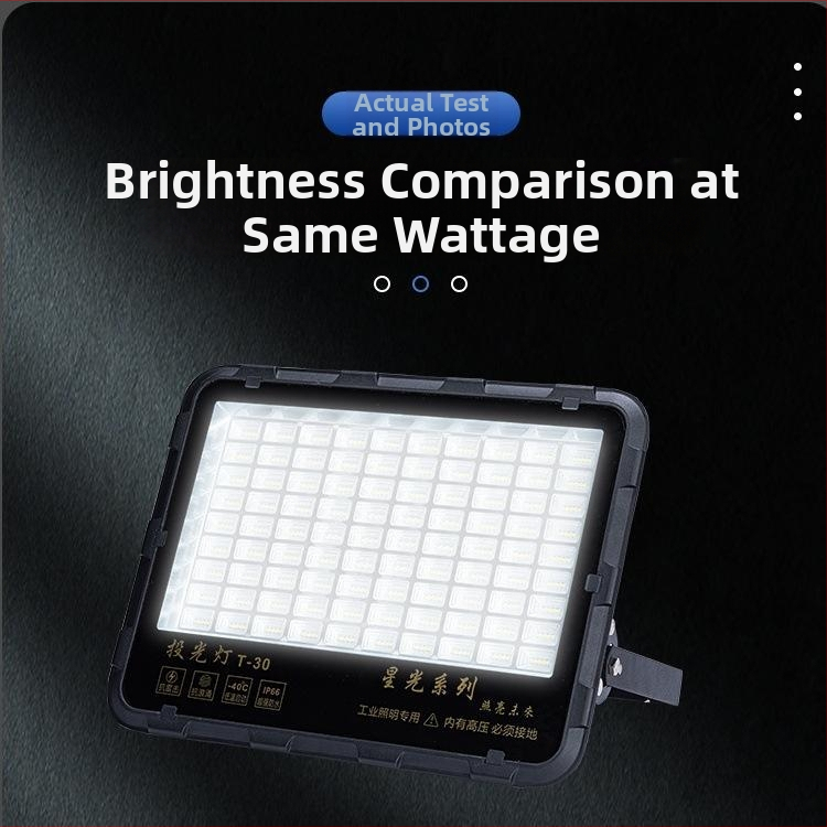 LED vonkajší reflektor IP65, nepremokavý pre priemyselné dielne a továrne, 50W, 5000lm, 90° lúč, hliníkové puzdro, čierna