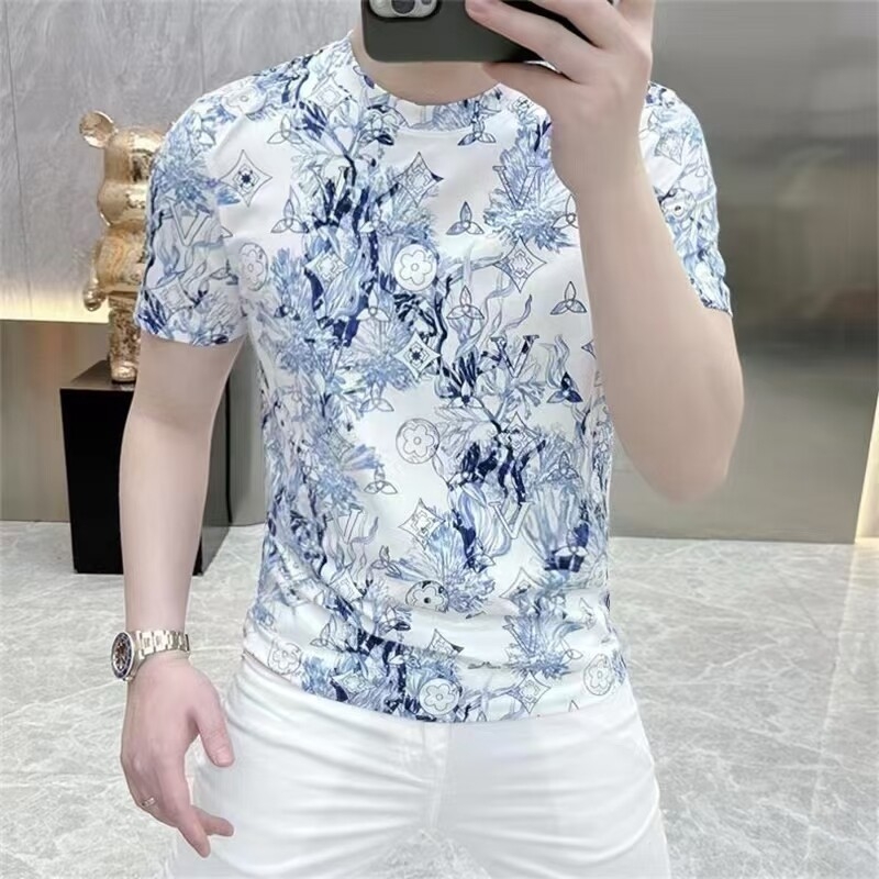 Ανδρική καθημερινή μόδα κοντομάνικη T-shirt