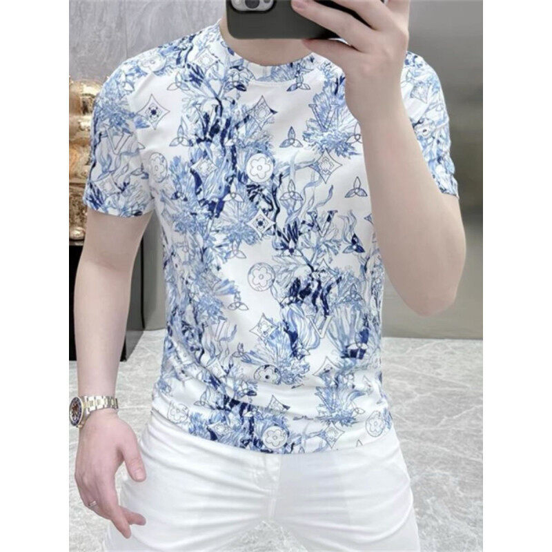 Ανδρική καθημερινή μόδα κοντομάνικη T-shirt