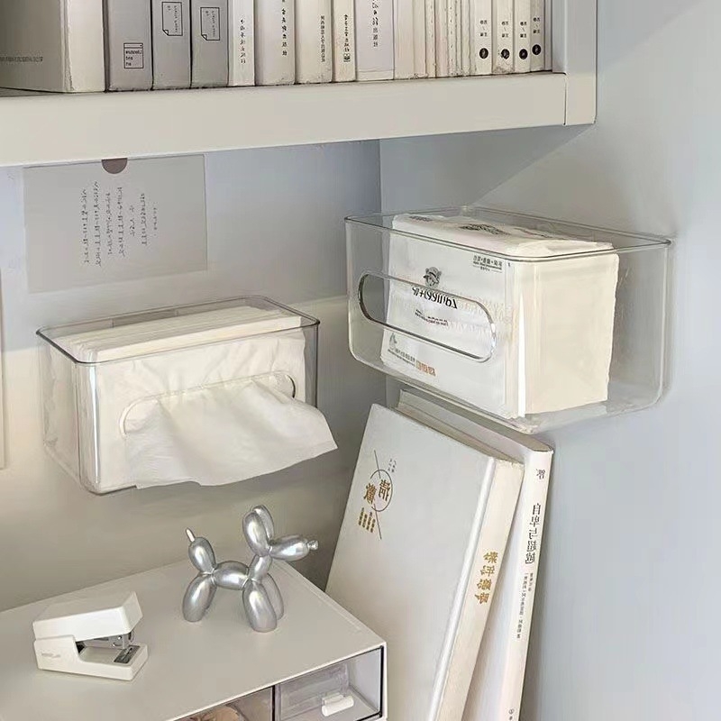 Ακρυλικό κρεμαστό κουτί χαρτοπετσέτας για μπάνιο και κουζίνα