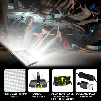 LED прожектор за закрити спортни зали, 216/144/96/50 LED, висока яркост