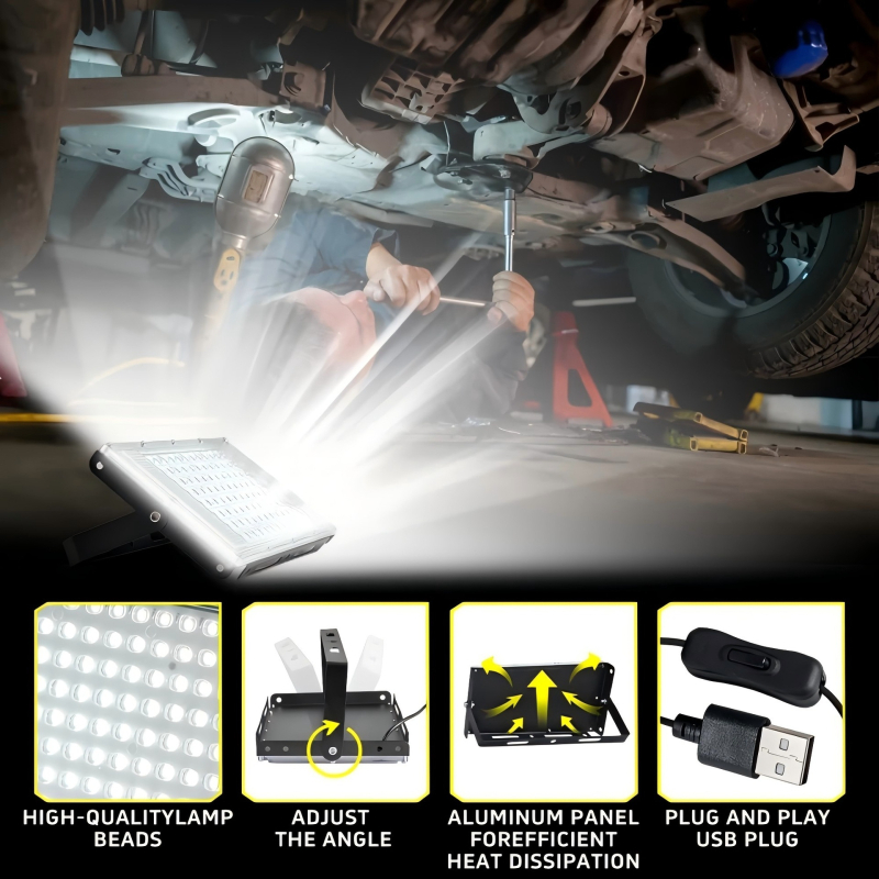 LED прожектор за закрити спортни зали, 216/144/96/50 LED, висока яркост