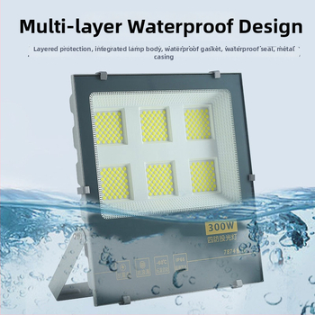 LED vonkajší flood light – vodotesný, s vysokým výkonom, osvetlenie ciest a dvorov.