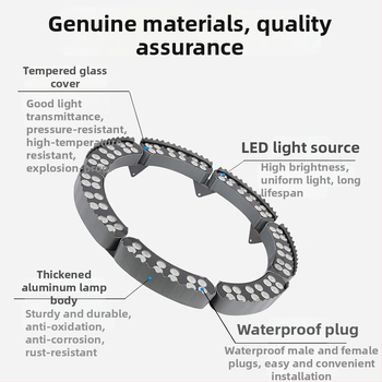 LED prstencová lampa na strom, vonkajšia vodotesná lampa na strom s RGB zmenou farieb pre záhradné osvetlenie