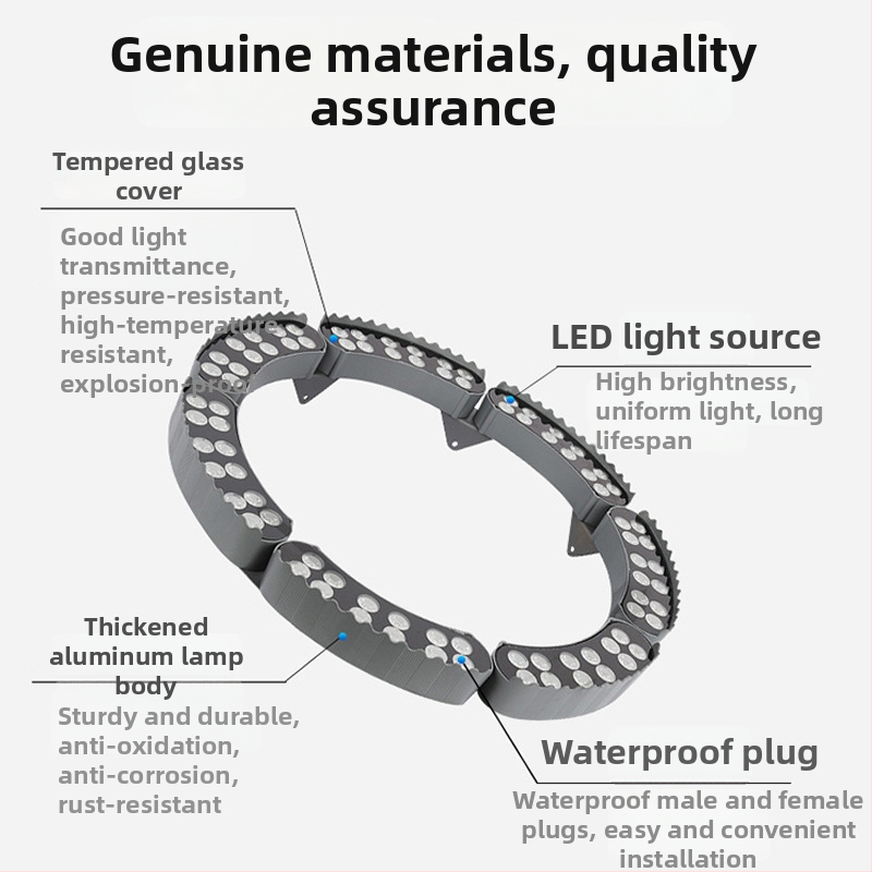 LED prstencová lampa na strom, vonkajšia vodotesná lampa na strom s RGB zmenou farieb pre záhradné osvetlenie