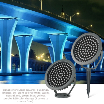 Vonkajšie vodotesné svetlo na strom, krajinný reflektor, zapojiteľná trávna lampa, farebné dekoratívne osvetlenie záhrady a dvora