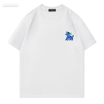 Ανδρικό κοντομάνικο T-shirt από 100% βαμβάκι, άνετη εφαρμογή, στρογγυλός λαιμός, εκτύπωση με γράμματα, άνοιξη 2026