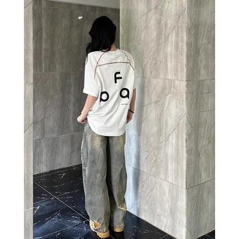 Sorona δροσιστικό ανδρικό T-shirt, αμερικανικού στυλ, καλοκαίρι, υπαίθριος αθλητισμός, γρήγορο στέγνωμα, κοντό μανίκι, σχέδιο σε χρωματικά μπλοκ