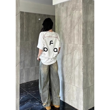 Sorona δροσιστικό ανδρικό T-shirt, αμερικανικού στυλ, καλοκαίρι, υπαίθριος αθλητισμός, γρήγορο στέγνωμα, κοντό μανίκι, σχέδιο σε χρωματικά μπλοκ