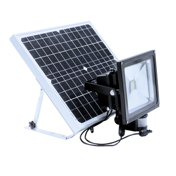 Guangjian Lighting 30W ηλιακός κήπου προβολέας με PIR αισθητήρα κίνησης, IP65, LED, 24V