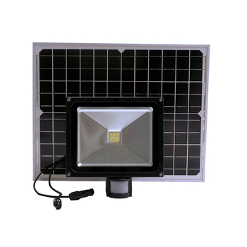 Guangjian Lighting 30W ηλιακός κήπου προβολέας με PIR αισθητήρα κίνησης, IP65, LED, 24V