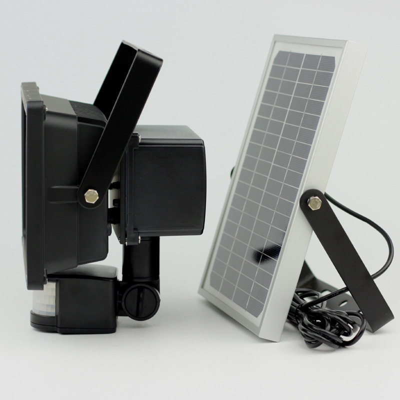 Guangjian Lighting Φωτιστικός προβολέας αισθητήρα ηλιακής ενέργειας εξωτερικός IP65 αδιάβροχος COB 20W 12V για αυλή και κήπο