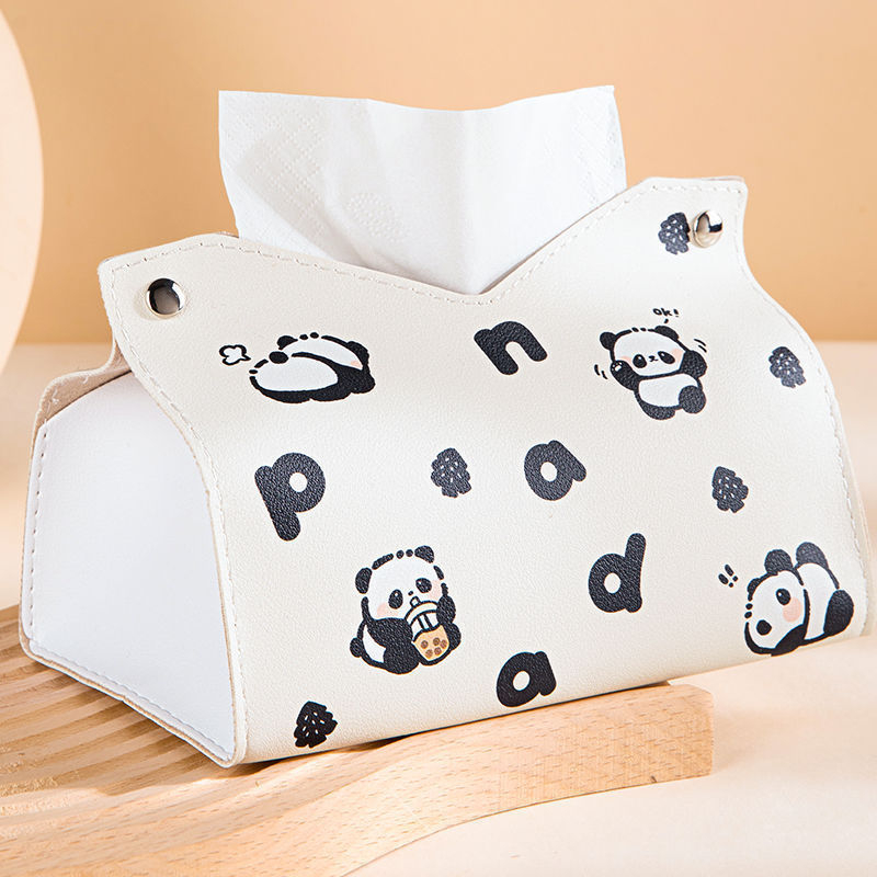 Panda κουτί χαρτοπετσετών — πολυτελής στιλ αποθήκευσης για εστιατόριο, αυτοκίνητο, σαλόνι και γραφείο
