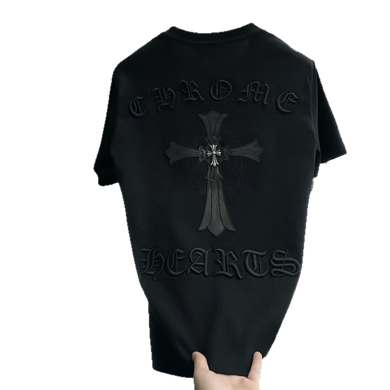 Ανδρικό T-shirt με στρογγυλό λαιμό, κοντές μανίκες, ελαφρύ πολυτελές ύφος, κέντημα 3D με ζωώδες σχέδιο, casual, συλλογή άνοιξη 2026.
