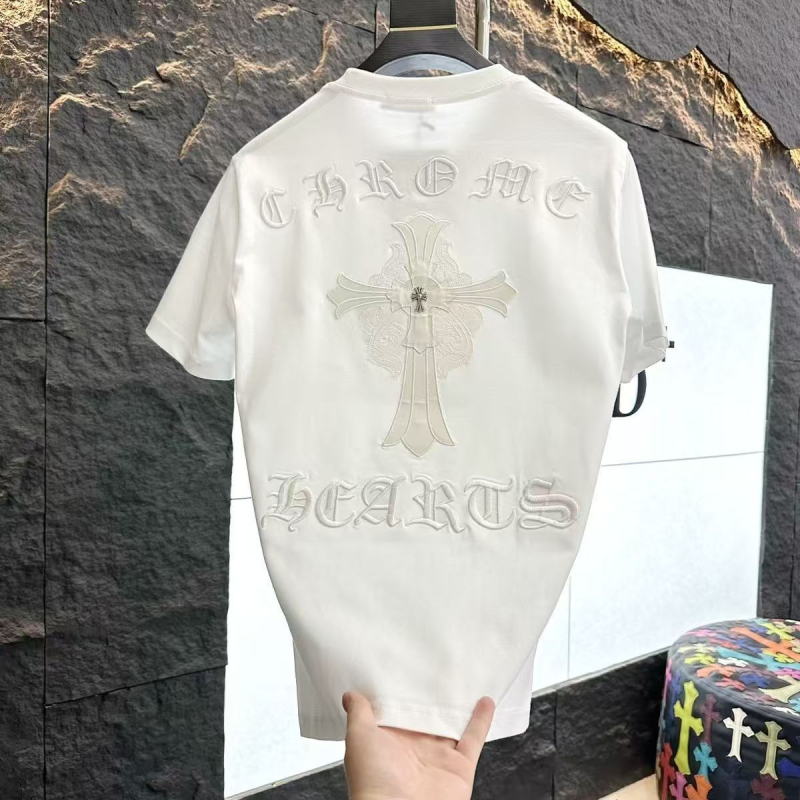 Ανδρικό T-shirt με στρογγυλό λαιμό, κοντές μανίκες, ελαφρύ πολυτελές ύφος, κέντημα 3D με ζωώδες σχέδιο, casual, συλλογή άνοιξη 2026.
