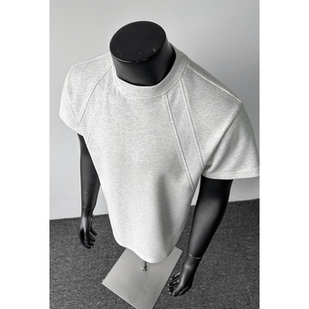 Ανδρική T-shirt με χαλαρή γραμμή, κοντό μανίκι, καλοκαίρι, 3D σχέδιο