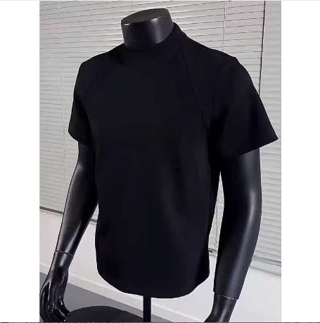 Ανδρική T-shirt με χαλαρή γραμμή, κοντό μανίκι, καλοκαίρι, 3D σχέδιο