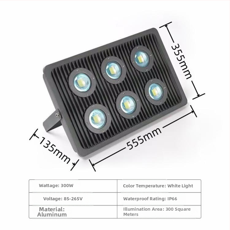 LED tunelové osvetlenie pre parky, námestia a štadióny, nízke napätie 12V/24V, výbušne odolné osvetlenie pre továrne a sklady