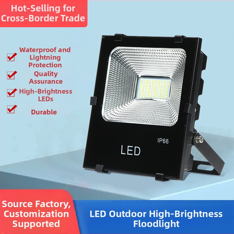 LED vonkajší reflektor IP66, vodotesný, výbušne odolný, vysoký jas, projekčné svetlo pre reklamu