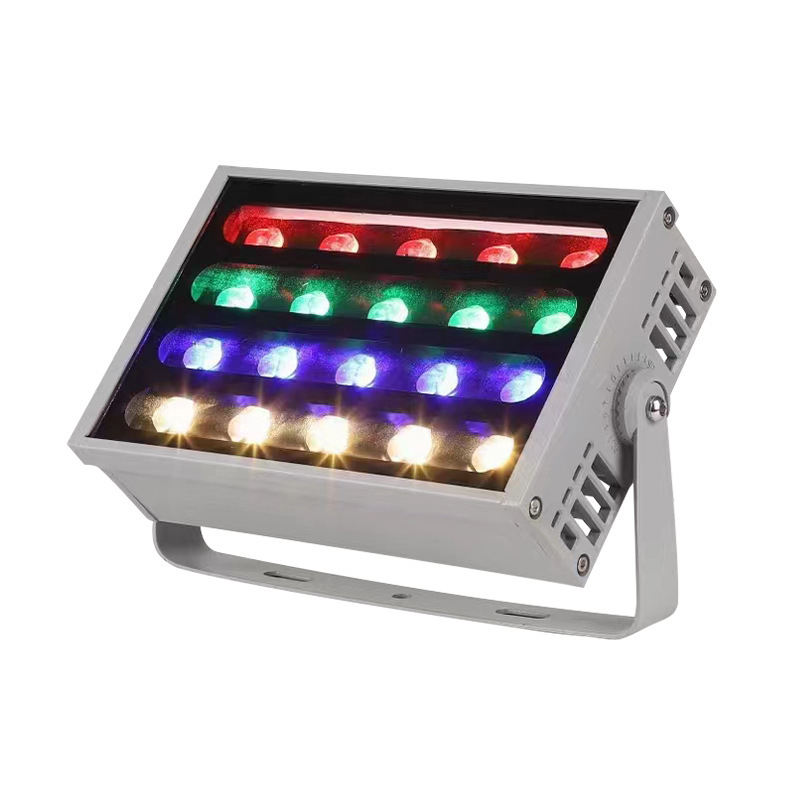 LED szivárvány reflektor, 48W, kültéri IP65 kertvilágítás
