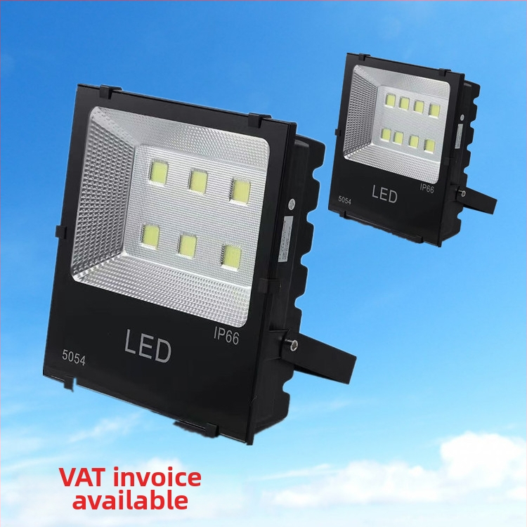 5054 čierny hliníkový 100W reflektorový kryt s integrovaným upevnením