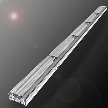 LED γραμμική κρεμαστή λάμπα γραφείου – μοντέρνο μακρύ φως γραμμής για αίθουσα διδασκαλίας και συνεδριάσεων, ορθογώνιο σχήμα, διασυνδεόμενη