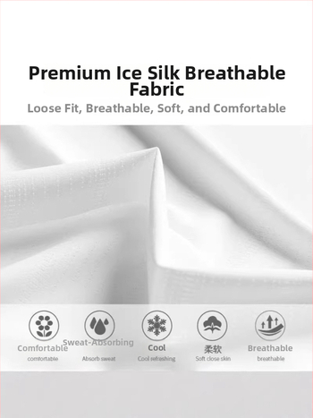 Pánske rýchloschné tričko na behanie z polyesteru s ice-silk materiálom, krátky rukáv, slim fit, priedušný