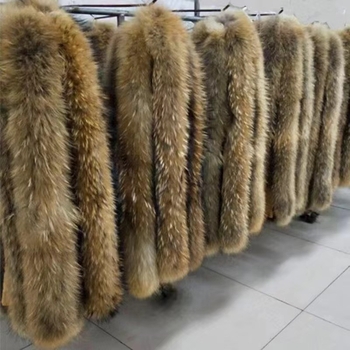 Természetes prém gallér parkákhoz és női kabátokhoz