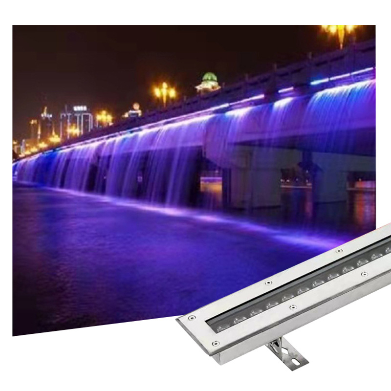 Bandă LED subacvatică pentru piscine și spa – lampă încastrată pentru exterior