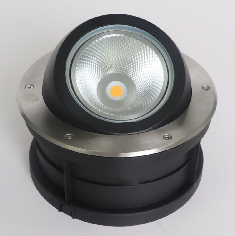 Polarized LED υπόγειο φως, ενσωματωμένο COB 10W, κυκλικό αδιάβροχο εξωτερικό φωτιστικό τοπίου