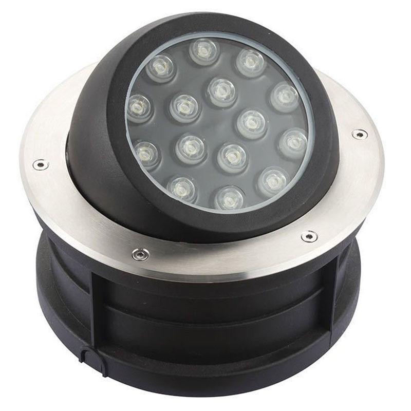 Polarized LED υπόγειο φως, ενσωματωμένο COB 10W, κυκλικό αδιάβροχο εξωτερικό φωτιστικό τοπίου