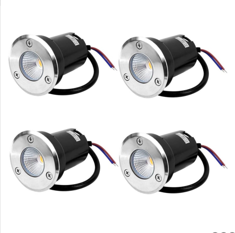 Υπόγεια LED φως 65 mm RGBW για τοπία και δέντρα, 12–48 V DC, συμβατό με 125 V, εκδόσεις 3W και 5–6W
