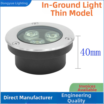 LED kruhová zabudovaná vonkajšia lampa, IP65, 24V, model DY0030