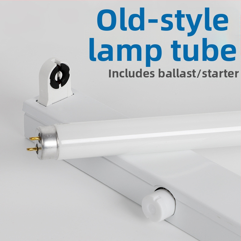 Staršia T8 fluorescenčná trubica – kompletná sada s držiakom, lampovým konektorom, štartérom a balastom, 36W, trojfarebné denné svetlo
